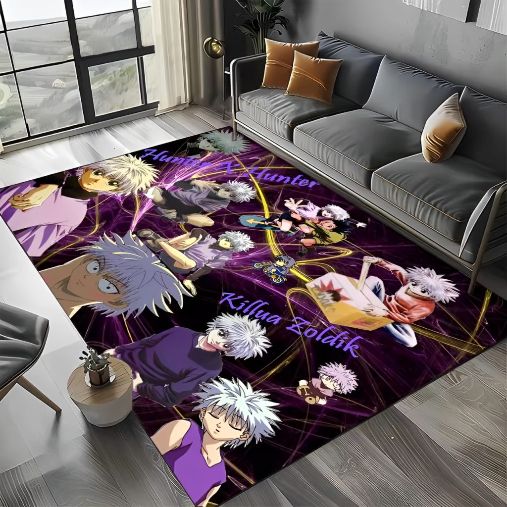 Hxh Rug HXH Killua Zoldyck Rug | Assassin Heir | Free Shipping
